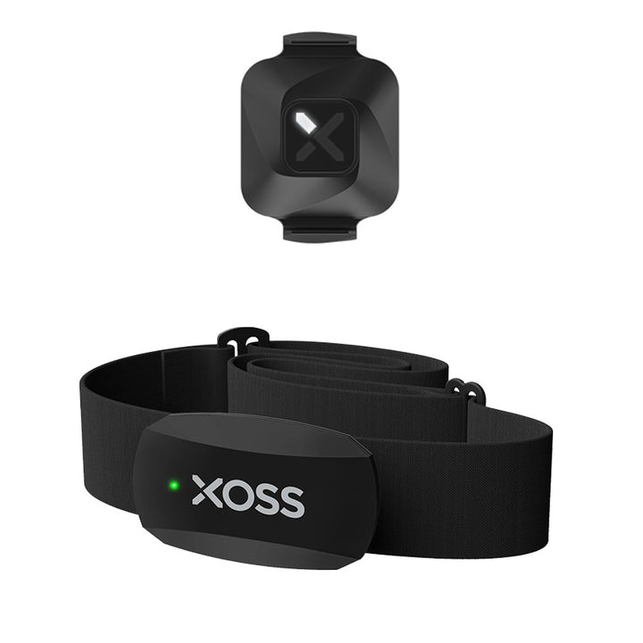 Premium Geschwindigkeits- und Trittfrequenzsensor für das Radfahren – X2 Herzfrequenzmonitor, S1 Fahrradcomputerhalterung, GPS-Kompatibilität für GARMIN, iGPSPORT, Bryton und mehr