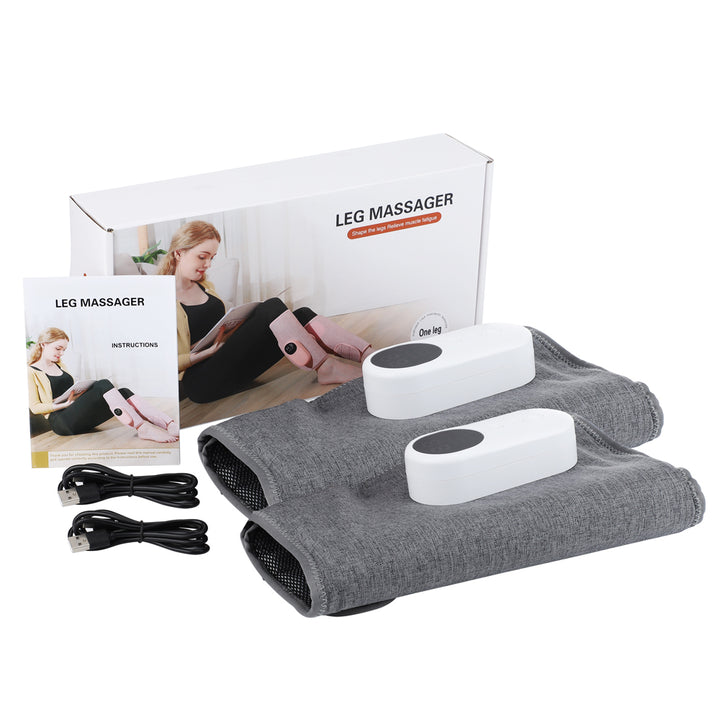 Premium Electric Leg Massager - 360° Air Compression Calf & Thigh Massager with Heat, Three Massage Modes, and Long-Lasting 