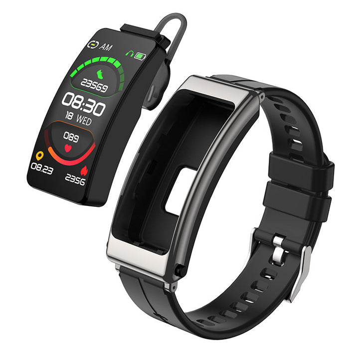 Premium Bluetooth Smart Fitness Watch – Heart Rate, Pedometer, Sports Tracker, Fitness Band for Men & Women, Talk Bluetooth 