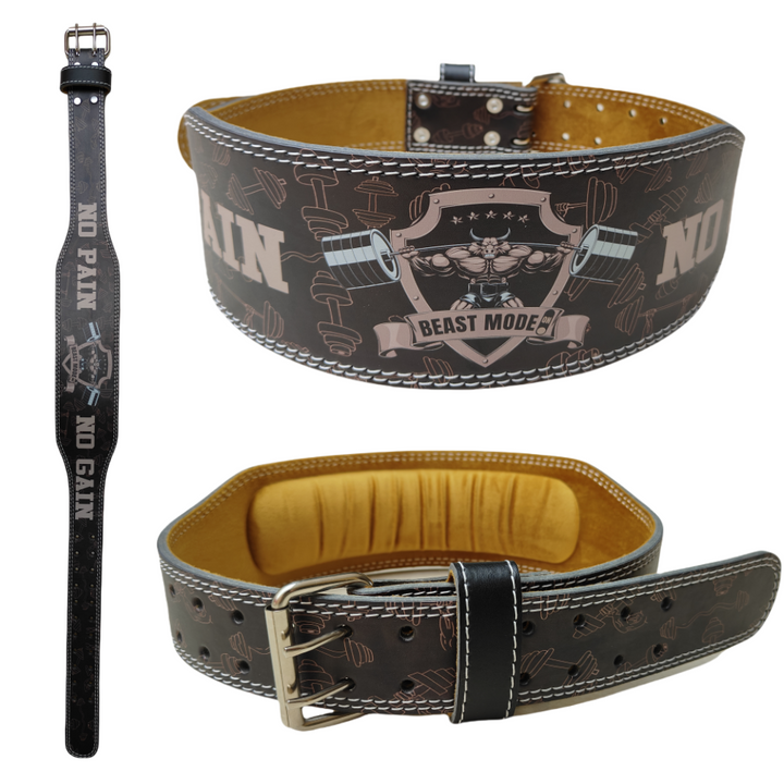 High Quality Weightlifting Belt for Men & Women – Heavy Duty Powerlifting Gym Belt, Adjustable PU Leather Workout Belt for  
