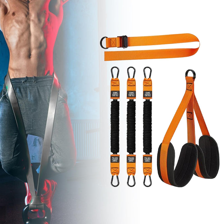 Premium Pull-up Assistance Bands for Fitness Training – Elastic Resistance Bands with Steel Buckle for Home Workout, 