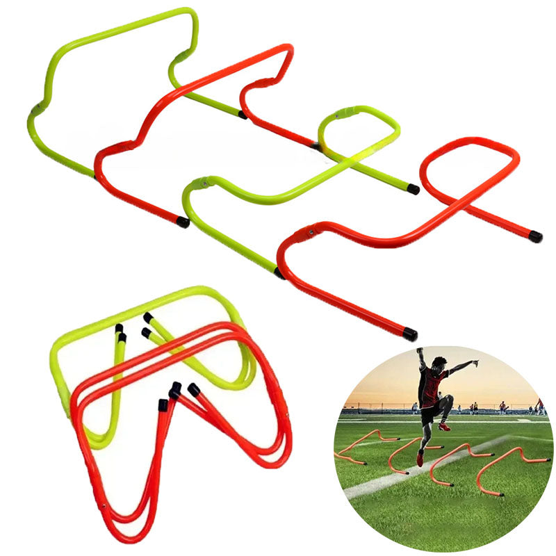 Premium Speed & Agility Training Hurdles – 15cm Adjustable Portable Hurdle Ladder for Soccer, Football, and Basketball – 