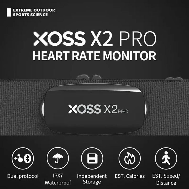 Premium Herzfrequenzmonitor-Sensor – Wiederaufladbarer Akku, Datenspeicherung für Schwimmen, Laufen, Radfahren, Fitness und Segelboot