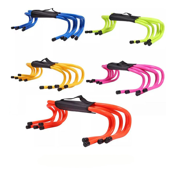 Premium Speed & Agility Training Hurdles – 15cm Adjustable Portable Hurdle Ladder for Soccer, Football, and Basketball – 