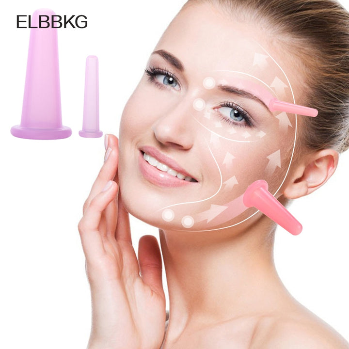 High Quality Silicone Cupping Set for Face – Health Care Facial Lifting Massage Cups, Mini Eye Vacuum Cans, Safe and Durable,