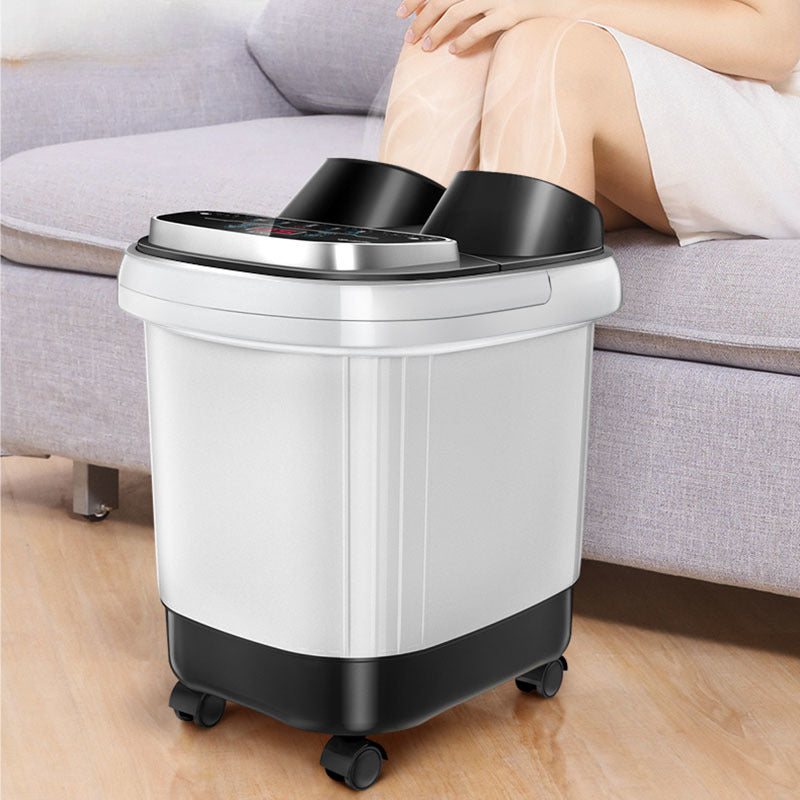 Premium Foot Spa Bath Massager with Heat, 12 Rollers, Digital Control, Pedicure Stone for Acupressure Shiatsu Massage, Foot  