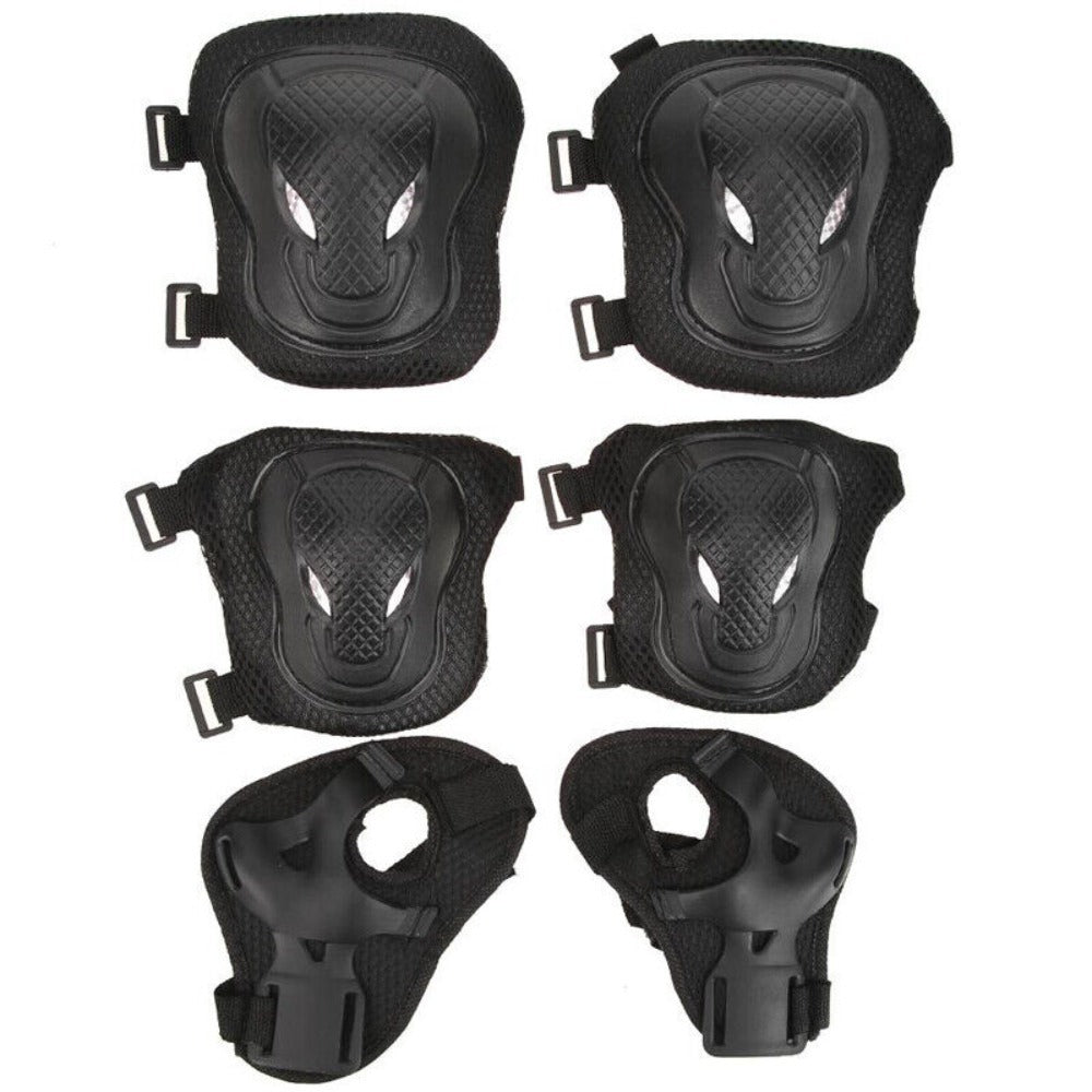 Premium Protective Gear Set for Kids & Adults – Knee Pads, Elbow Pads, Wrist Guards for Skateboarding, Roller Skating, 