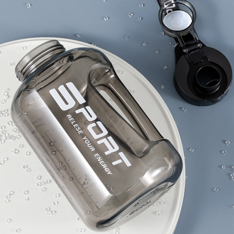 Premium Large Capacity 1.7L/2.7L Sports Water Bottle - Portable Fitness Cup for Gym, Cycling, Camping, BPA-Free Tritan