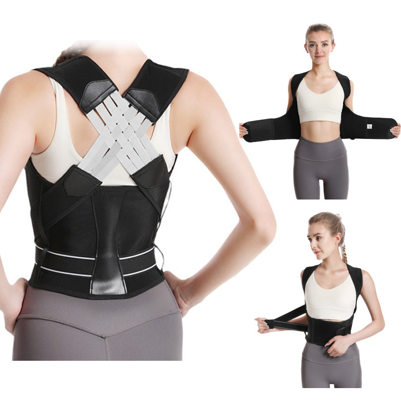 Premium Back Posture Corrector Brace for Women – Adjustable Shoulder Support Belt, Lightweight & Breathable Design for  