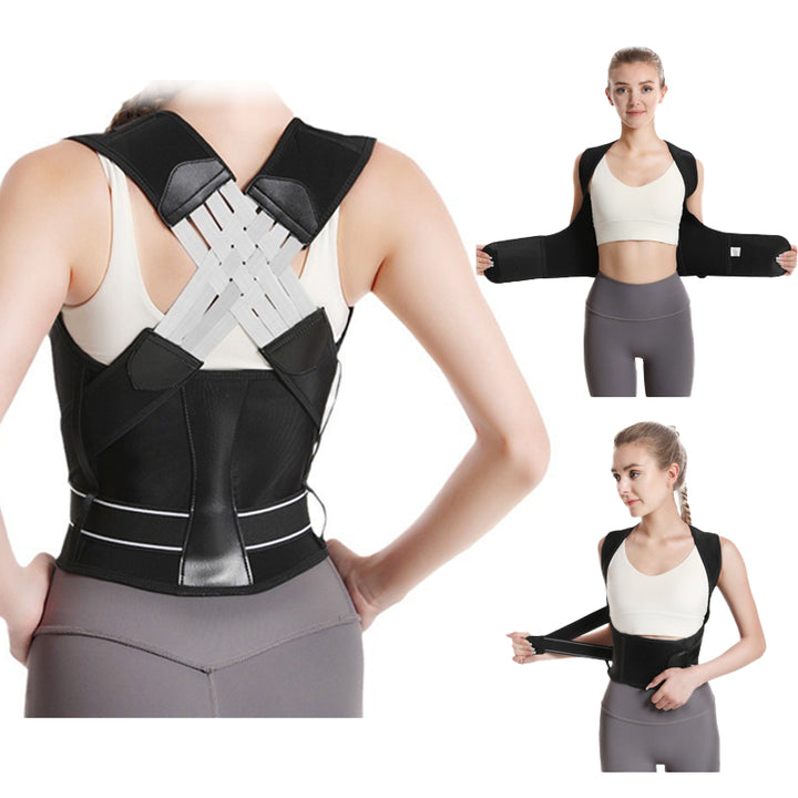 Premium Back Posture Corrector Brace for Women – Adjustable Shoulder Support Belt, Lightweight & Breathable Design for  