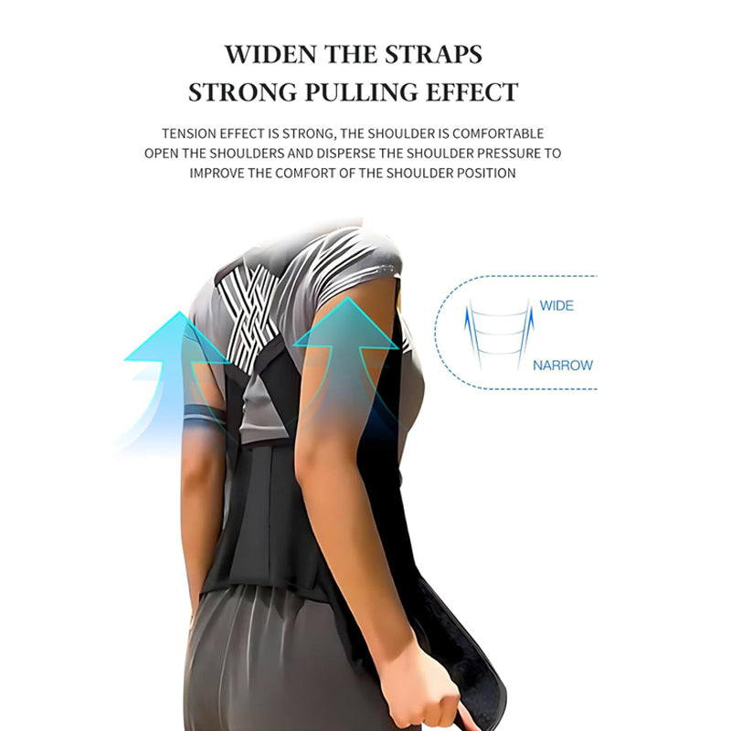 Premium Back Posture Corrector Brace for Women – Adjustable Shoulder Support Belt, Lightweight & Breathable Design for  