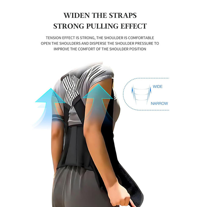 Premium Back Posture Corrector Brace for Women – Adjustable Shoulder Support Belt, Lightweight & Breathable Design for  