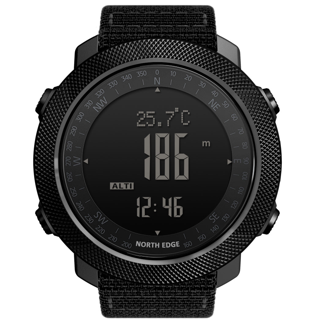 Premium Waterproof Sports Watch for Men and Women – 50M Waterproof, Dual Time, Pedometer, Stopwatch, Alarm, Countdown, 