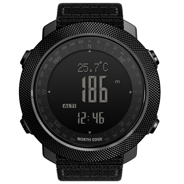 Premium Waterproof Sports Watch for Men and Women – 50M Waterproof, Dual Time, Pedometer, Stopwatch, Alarm, Countdown, 