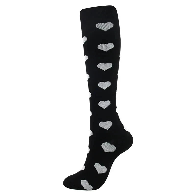 Premium Compression Socks for Men & Women – Medical Support for Edema, Diabetes, Varicose Veins – Ideal for Cycling, Running