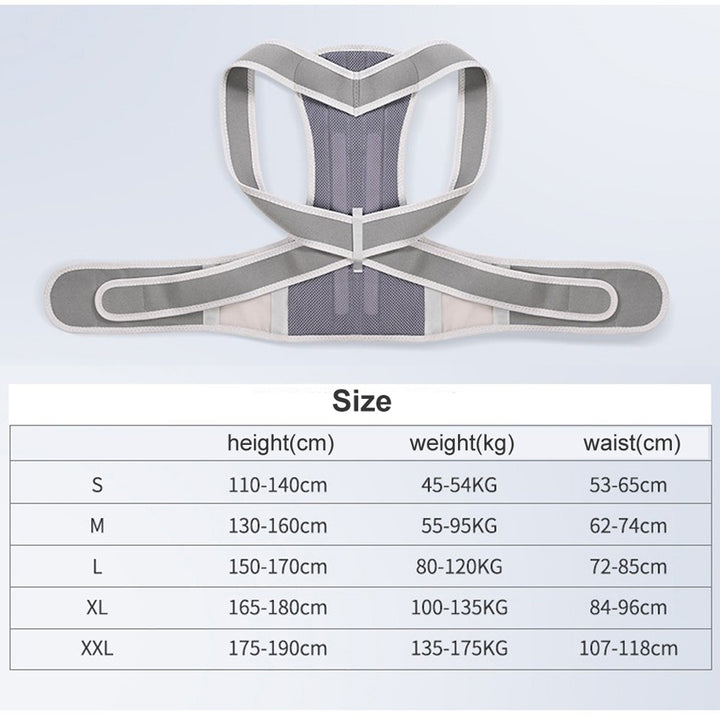Premium Magnetic Therapy Posture Corrector for Scoliosis and Lumbar Support - Pain Relief Back Brace for Men and Women, 