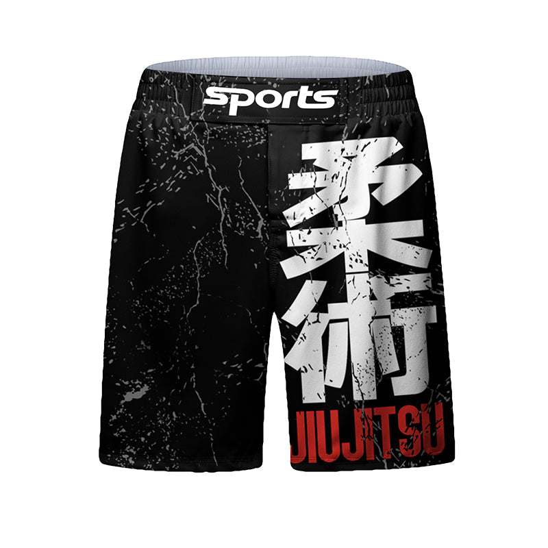 Premium Jiu Jitsu Rash Guard Set – 4-Piece MMA Sportswear Kit for Men, Includes Kimono T-shirt, Pants, Muay Thai Shorts, and 