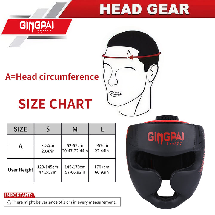 Premium Kickboxing Helmet – Full Face Muay Thai, MMA, Karate, Sanda Training Headgear, PU Leather, Protective Guard for Men