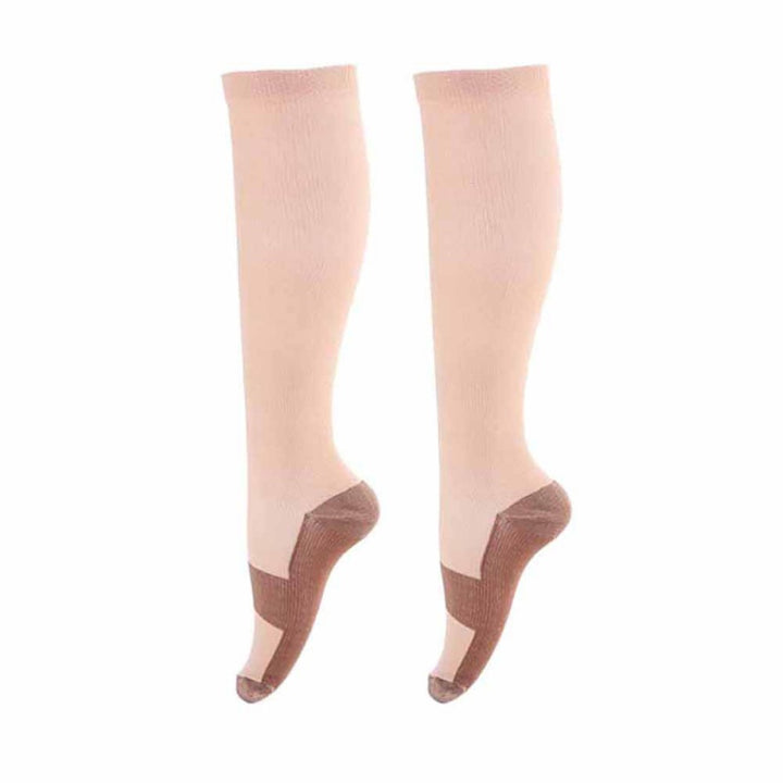 Premium Compression Knee High Socks for Men & Women – Varicose Vein & Pressure Support – Running, Sports & Health Care 