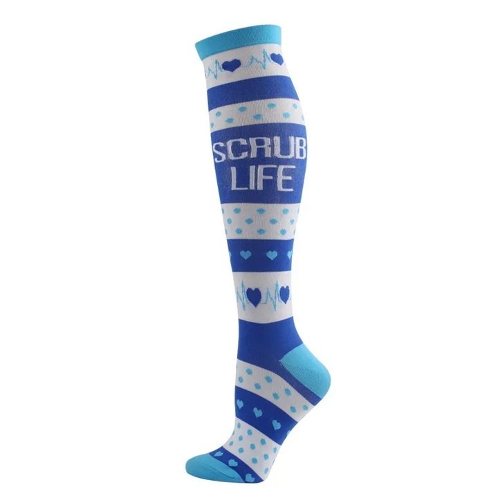 Premium Compression Socks for Men & Women – Medical Support for Edema, Diabetes, Varicose Veins – Ideal for Cycling, Running