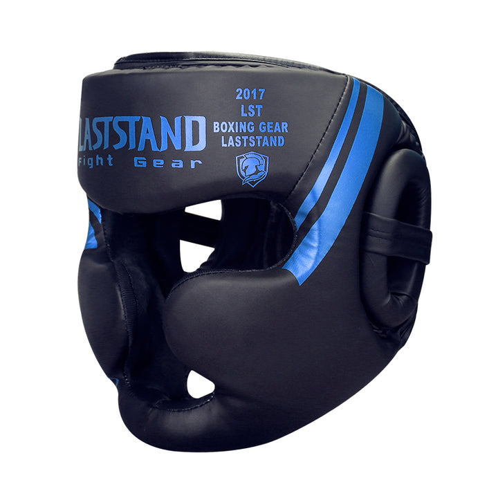 Premium Kickboxing Helmet – Full Face Muay Thai, MMA, Karate, Sanda Training Headgear, PU Leather, Protective Guard for Men