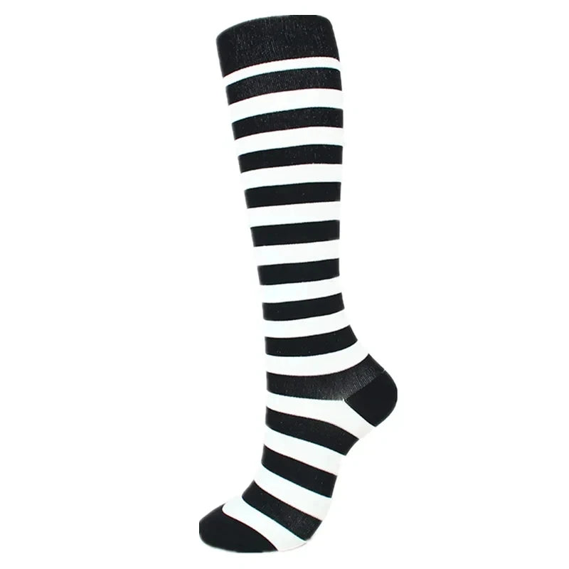 Premium Compression Socks for Men & Women – Medical Support for Edema, Diabetes, Varicose Veins – Ideal for Cycling, Running