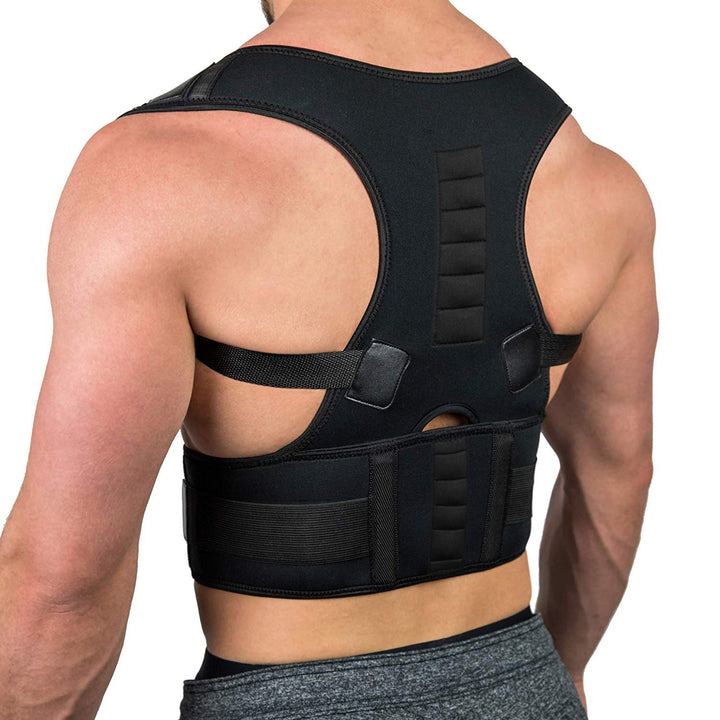 Premium Magnetic Therapy Posture Corrector for Scoliosis and Lumbar Support - Pain Relief Back Brace for Men and Women, 