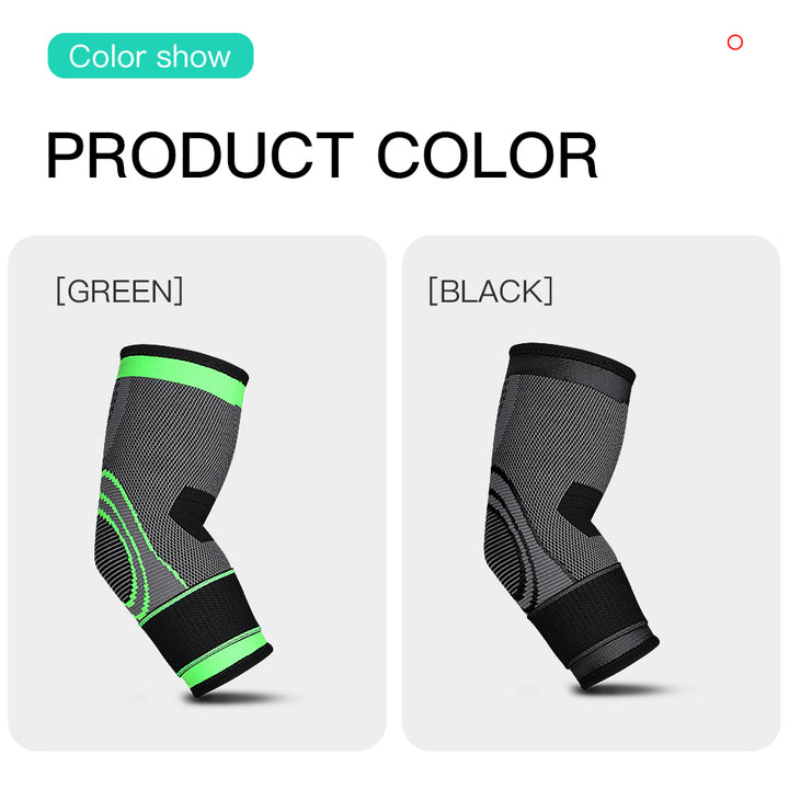 Premium Breathable Elastic Elbow Support Arm Sleeve for Basketball & Badminton – One-Piece Design, Comfortable & Protective,