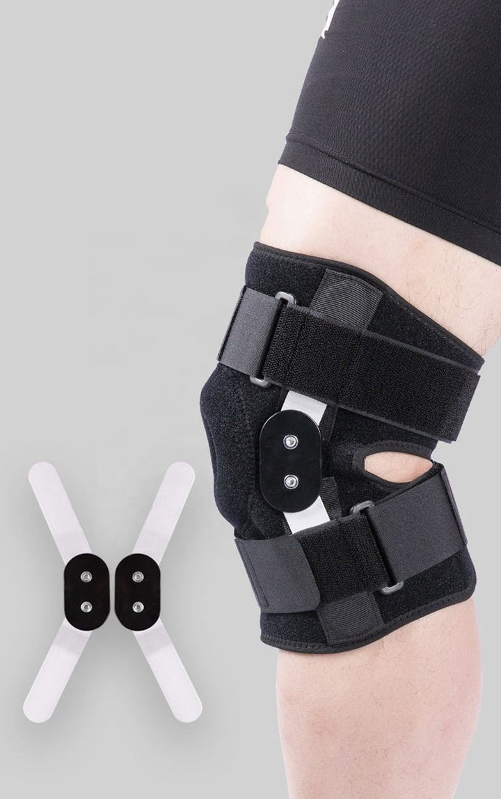 Premium verstellbare Kniebandage für ACL-, Meniskus- und Bänderverletzungen | ROM-Scharnierorthopädische Unterstützung für Männer und Frauen | Optimale Stabilität und Komfort
