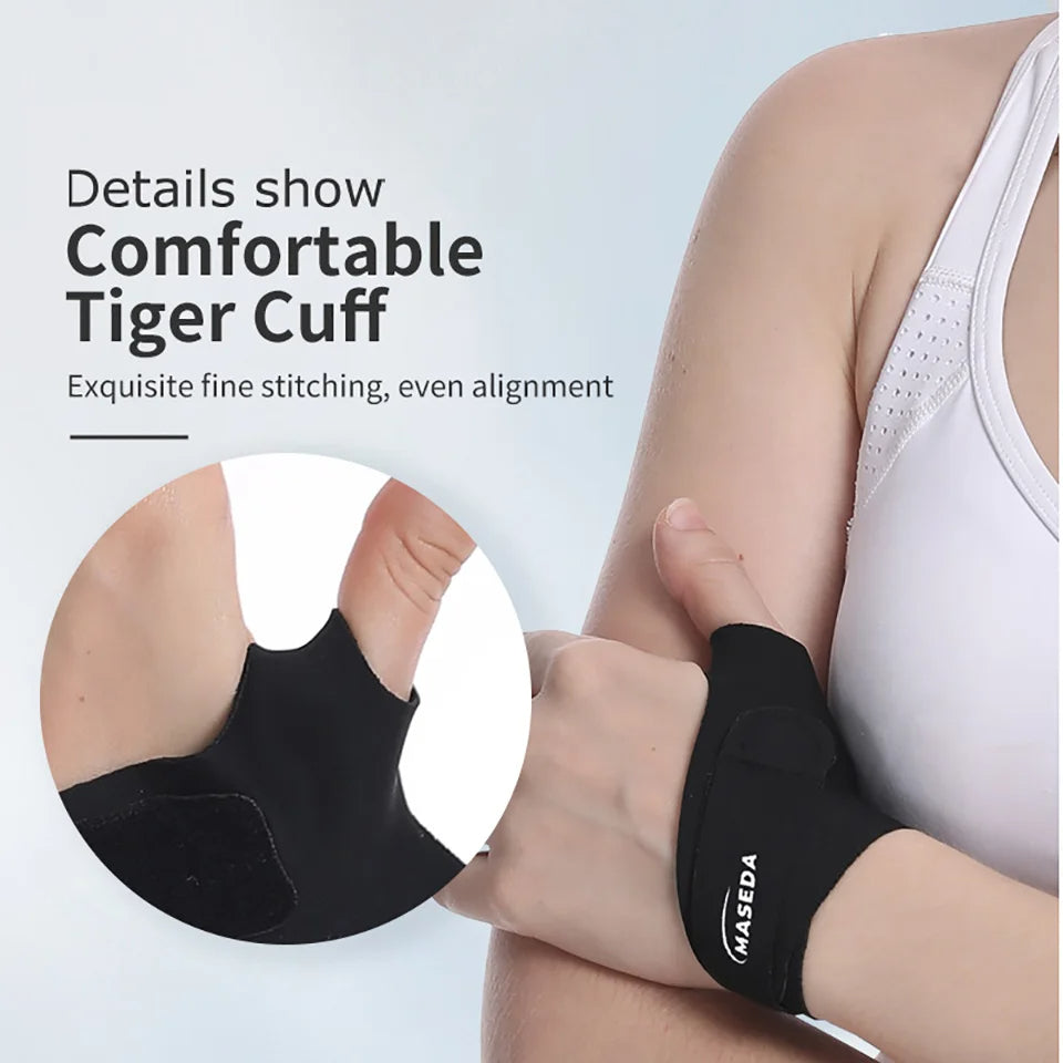 Premium Wrist Thumb Brace – Ultra-Thin Compression Support for Tendonitis, Carpal Tunnel & Arthritis Pain Relief – Adjustable