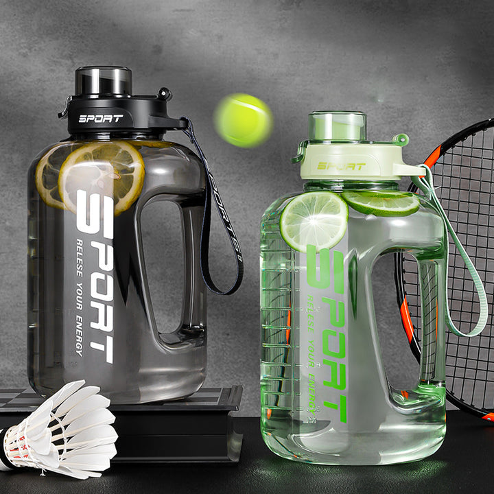 Premium Large Capacity 1.7L/2.7L Sports Water Bottle - Portable Fitness Cup for Gym, Cycling, Camping, BPA-Free Tritan