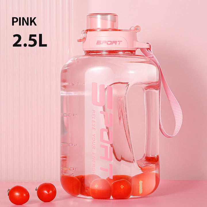 Premium Large Capacity 1.7L/2.7L Sports Water Bottle - Portable Fitness Cup for Gym, Cycling, Camping, BPA-Free Tritan