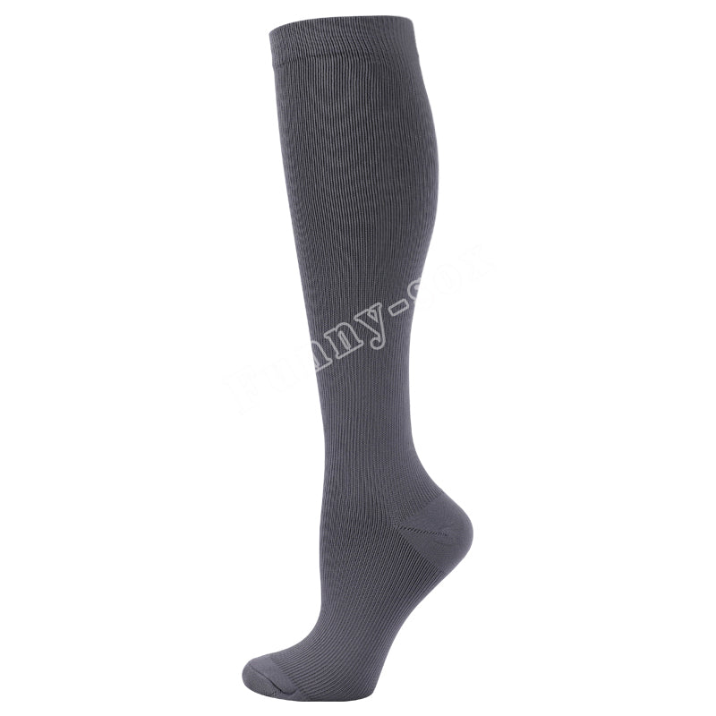 Premium Kompressionssocken für Männer und Frauen – Elastische Sport-, Lauf-, Wander-, Schwangerschafts- und Flugsocken für Krampfadern, geschwollene Beine, Marathonunterstützung