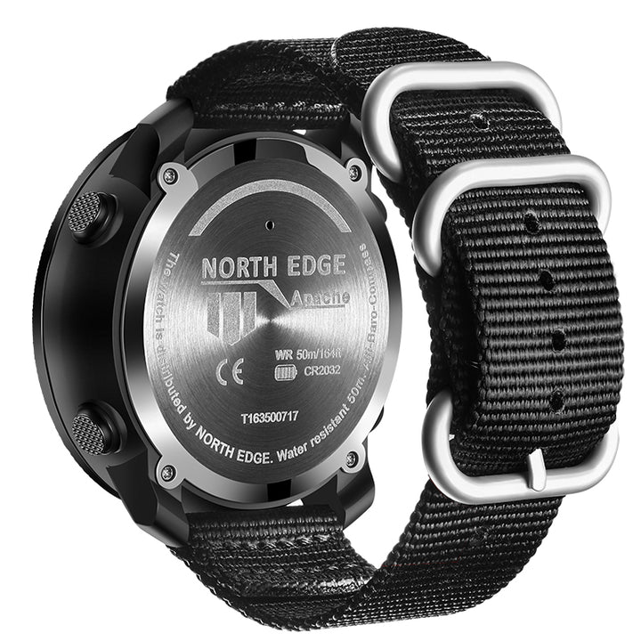 Premium Waterproof Sports Watch for Men and Women – 50M Waterproof, Dual Time, Pedometer, Stopwatch, Alarm, Countdown, 