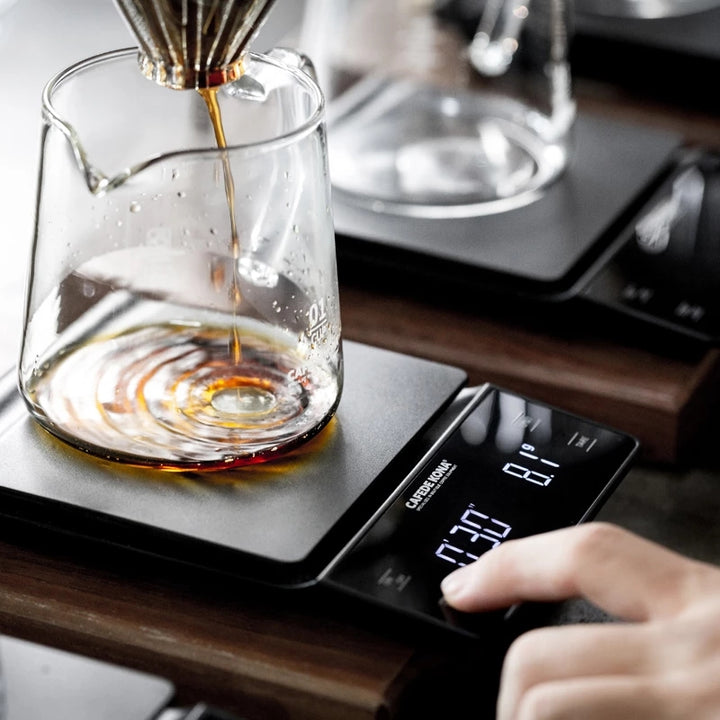 Premium Digital Coffee and Kitchen Scale – Precision Food Scale with Timer, High-Accuracy Mini Electronic Scale for Jewelry 