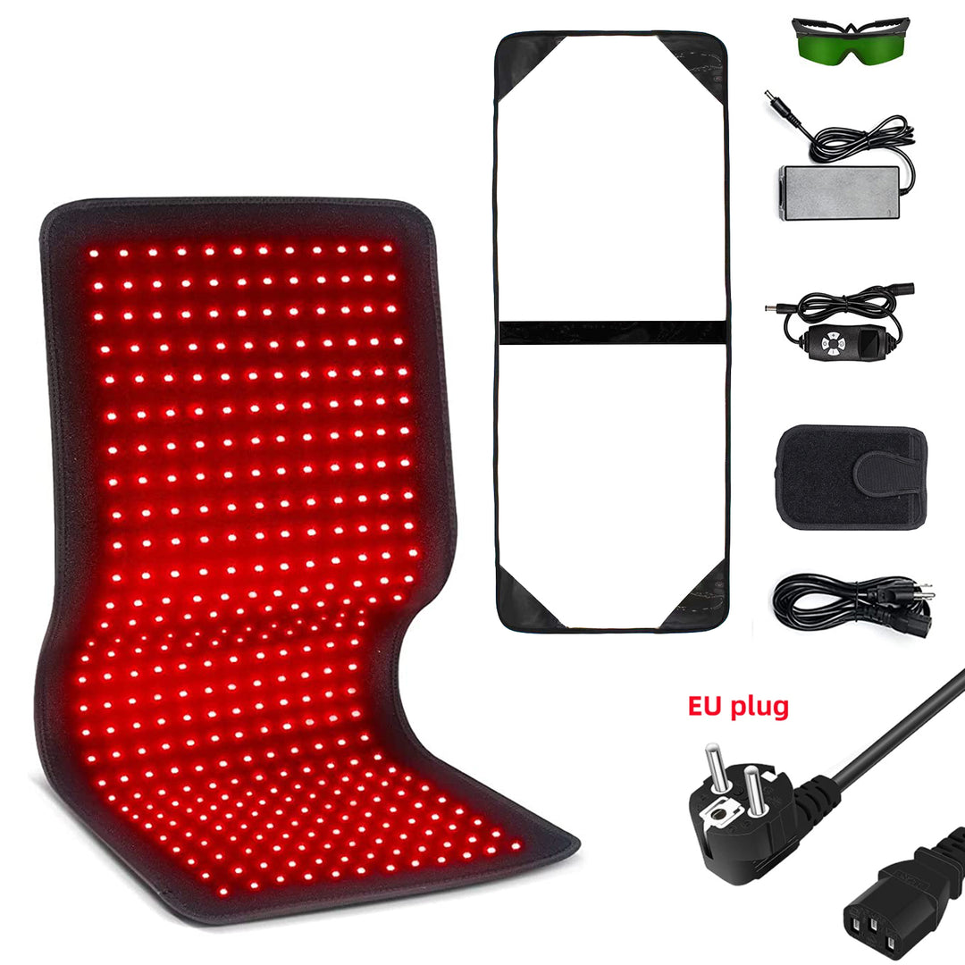 Premium Rot- und Infrarot-Therapie-Gürtel - Schmerzlinderung & schlankmachendes LED-Pad für Körper- und Muskelregeneration