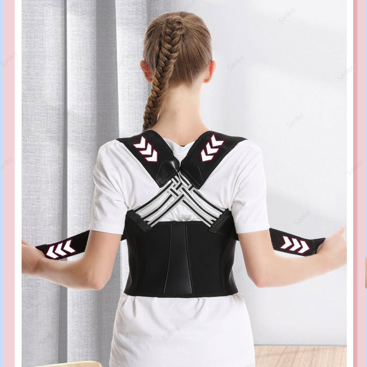 Premium Back Posture Corrector Brace for Women – Adjustable Shoulder Support Belt, Lightweight & Breathable Design for  