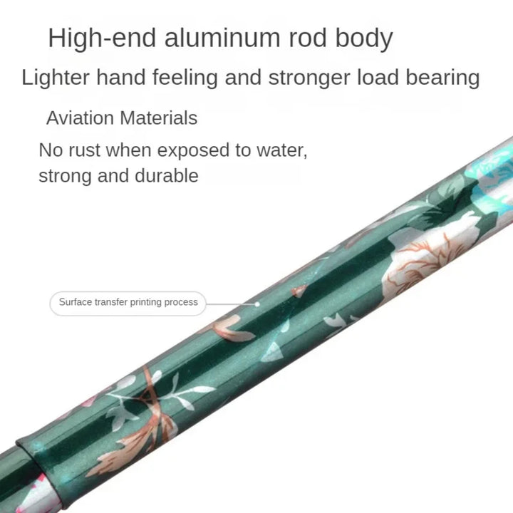 Premium Carbon Fiber Trekking Poles – Lightweight, Collapsible Telescopic Walking & Hiking Stick for Climbing, 2-Piece Set, 